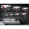 thumbnail image 5 of Red Flower on Black and White Background Canvas Wall Art - High-Quality Floral Print - Handcrafted Modern Decor - Stylish Wall Art - Gift for Home or Office, 5 of 7