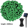thumbnail image 2 of Dinheiro Guirnaldas de luces solares de 72 pies, 200 LED, 8 patrones, luces de hadas para jardín, patio, cerca, balcón, exterior, 2 of 5