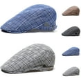 thumbnail image 3 of Men Casual Gatsby Ivy Hat Outdoors Golf Driving Flat Beret Cabbie Driver Newsboy Cap, 3 of 6
