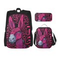 thumbnail image 1 of Fotbe ink Donkey Pop Art Set Escolar 3 en 1 para Niños - Mochila Duradera con Lonchera Aislante y Estuche para Lápices - Mochila Escolar para Niños y Niñas, 1 of 7