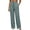Gray, variant on Womens Work Pants Pleated Lounge Fashion Button High Waist Dress Trousers Business Casual Slacks Loose Straight Leg Pants