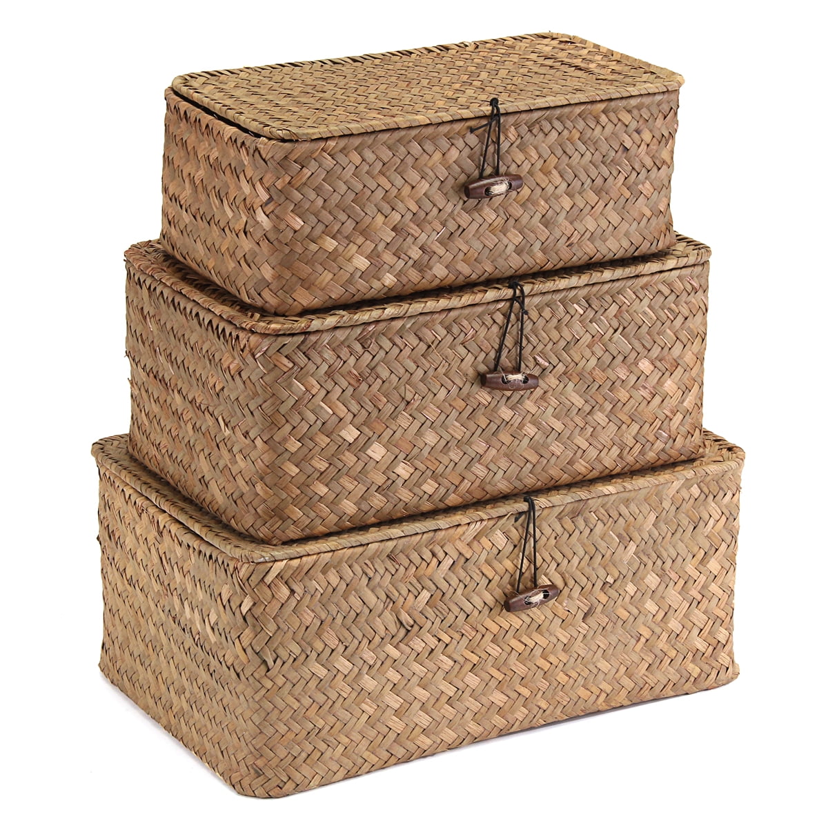 Multipurpose Stackable Storage Laundry Organizer Tote Baskets for Bedroom, Living Room, Bathroom