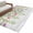 Green Pink, variant on Colorful Flowers 2'x6' Runner Rugs for Hallway Kitchen Bedside Non Slip, Spring Floral Leaves Botanical Country Beige Entryway Rug Runners with Rubber Backing, Long Carpet Runner for Laundry Room