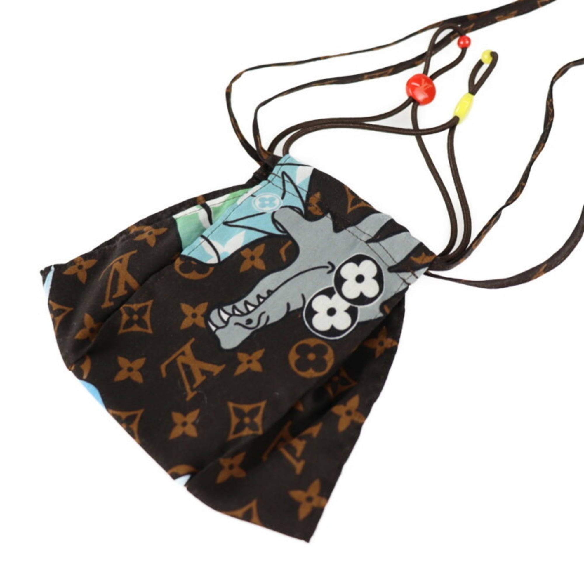 Louis Vuitton's Monogram Mask Cover, Bandana & Pouch Set Lets You Stay  Safe, Stylish And Bougie 