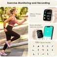 thumbnail image 7 of Blackview Smart Watch for Women with Bluetooth Calling, AI Voice Assistant, Fitness Tracker with 100+ Sports Modes, 1.83" HD Display, IP68 Water Resistant, Compatible with Android & iPhone, Pink, 7 of 7