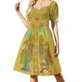 thumbnail image 1 of Muscovita Tsar Regalia Vestido de manga corta Vestido de noche de mujer Ropa femenina, 1 of 7