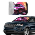 thumbnail image 4 of XMXT Car Sun Shade Windshield, Colorful Car Designs Sunshade for Car Windshield Sun Shades for Car SUV Truck, m, 4 of 9
