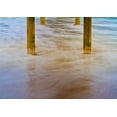 thumbnail image 2 of Peterson, Lee 18x14 Gold Ornate Wood Framed with Double Matting Museum Art Print Titled - Under Ocean Beach Pier, 2 of 4