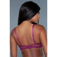 thumbnail image 2 of BeWicked 2228T-36B-PUR Sabrina Bra, Purple - Size 36B, 2 of 4