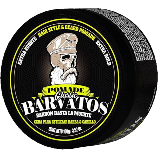 Pomada para Barba y Bigote Barvatos fijación FUERTE 100GR
