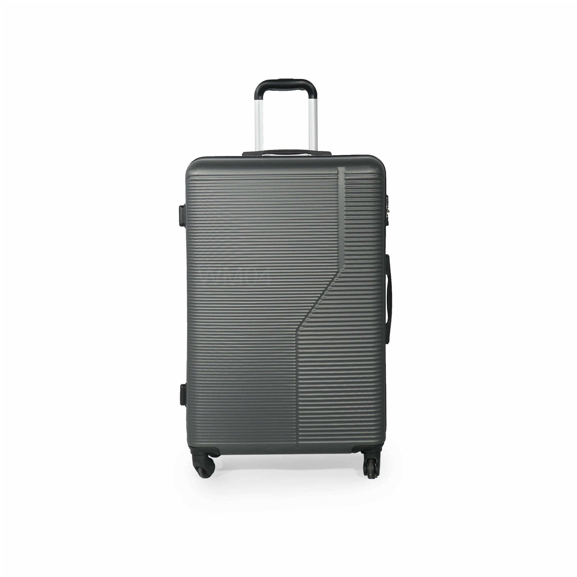 MANGIJOY 360° Spinner Wheel Luggage Set, 7-Piece TSA Lock Suitcases | ABS Hard Shell Lightweight Travel Bags in Dark Grey
