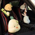 thumbnail image 4 of Lindo reposacabezas de coche de dibujos animados, accesorio de peluche para coche, protección para el cuello, almohada para la cintura, linda funda para cinturón de seguridad, almohada para coche, 4 of 6
