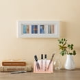 thumbnail image 3 of MasteelfCA Creative Acrylic Design Multi-grids Pen Pencil Ruler Holder Cup Desktop Stationery Organizer Makeup Brush and Accessory Holder (Random Color), 3 of 8