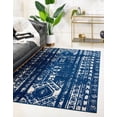 thumbnail image 1 of Rugs.com Lennon Collection Rug – 8' x 10' Navy Blue Medium Rug Perfect For Living Rooms, Large Dining Rooms, Open Floorplans, 1 of 9