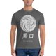 thumbnail image 5 of Camisetas para hombre Kuroda, novedad, algodón puro, camiseta de manga corta con el logotipo del escudo del clan japonés, camisetas de cuello redondo con estampado, 5 of 7