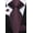 Burgundy and White, variant on Men's 70" Extra Long Brown Herringbone Silk Tie Set Pocket Square Cufflinks for Business Party
