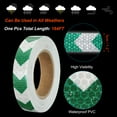 thumbnail image 3 of Uxcell Reflective Tape, 1"x66 Ft Waterproof Warning Safety Tape Reflector for Trucks, Green White, 3 of 6