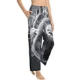 thumbnail image 2 of Balery Heart Illustration print Women's Pajama Pants,Ultra Lightweight Pjs,Lounge Pant-Small, 2 of 9