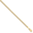 thumbnail image 1 of 14k 2.3mm Beveled Curb Chain (Weight: 3 Grams, Length: 10 Inches), 1 of 4