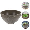 thumbnail image 4 of MOVTOTOP Durable Plastic Flower Pot for Plant Use Black Smooth Surface and Comfortable Touch 7 Inch Diameter, 4 of 8