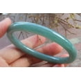 thumbnail image 2 of Icy Green Natural A JADE Jadeite Circle Bangle Bracelet 57 mm 701854 TN, 2 of 12
