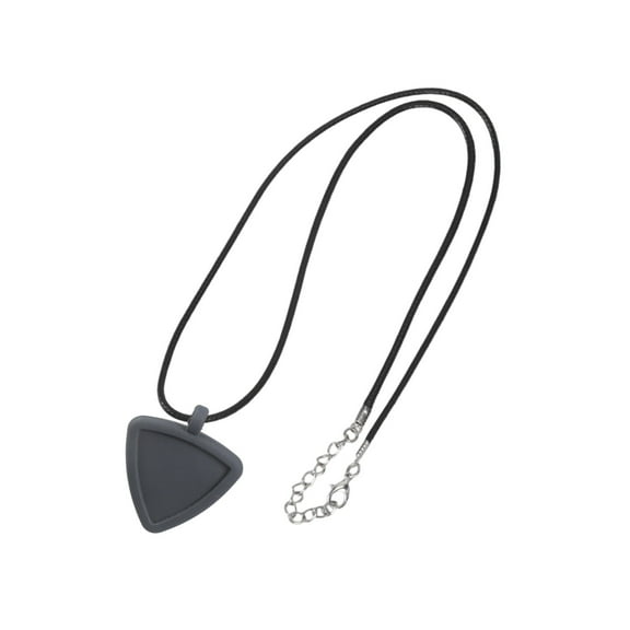 Small Guitar Pick Holder Necklace Silicone Design Heart Shape Picks Storage Case Musician Present Solution for Daily