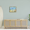 thumbnail image 2 of Stupell Industries Summer Sun Sailboat Chairs Painting Metallic Gold Floating Framed Canvas Print Wall Art, Design by Paul Brent, 2 of 8