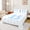 White Blue B, variant on Feelyou Watercolor Letter E Twin Sheets for Boys, Blue Princess Bowknot Bedding, 3pcs, 1 Flat Sheet, 1 Fitted Sheet and 1 Pillowcase