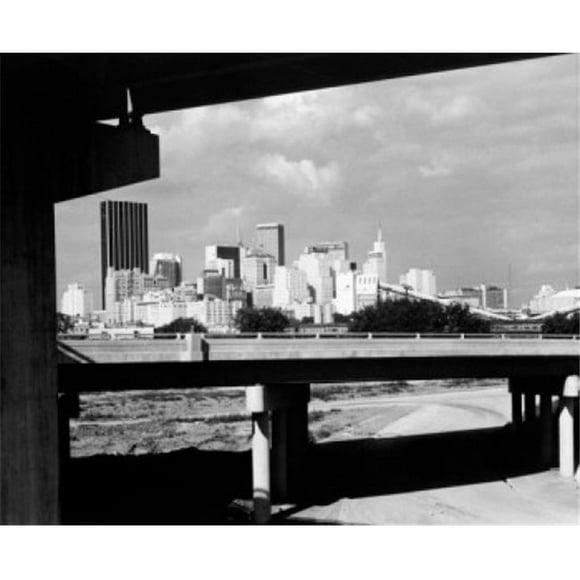 Posterazzi SAL255424605 USA Texas Dallas Skyline Poster Print - 18 x 24 in.