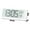 white, variant on Contemporary Electronic Wall Clock with LED Screen for Time and Weather