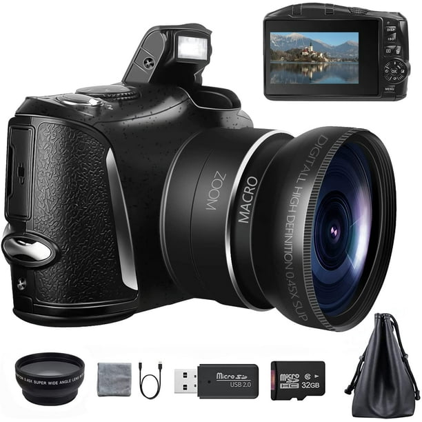 NBD 4K Ultra HD 48MP All-in-One Vlogging Digital Camera with Wide Angle Lens, 16x Digital Zoom