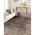 thumbnail image 3 of Unique Loom 3134062 5 x 8 ft. Casino Sofia Rectangular Rug, Brown, 3 of 5