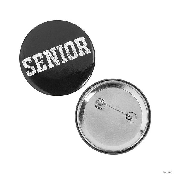 Senior Buttons - 24 Pieces