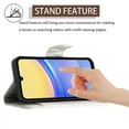 thumbnail image 3 of Allytech Wallet Case for Samsung Galaxy A24 4G, Luxury PU Leather Shockproof Protective Flip Cover for Women Girls, Kickstand Folio Case with Card Slots Holder Wrist Strap Lanyard - White, 3 of 7