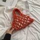 thumbnail image 2 of Nuevo Bolso Paja Hilo Algodón Lindo para Mujeres / Niñas Mini Bolso Con Asa Superior (naranja), 2 of 9