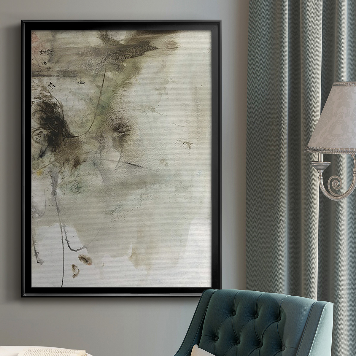 Soft Inspiration IV Premium Framed Print, in Gold, Black, or Silver - Ready to Hang