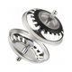 thumbnail image 1 of Juego de 2 tapones para fregadero de cocina de acero inoxidable, universales para cocina, 1 of 5