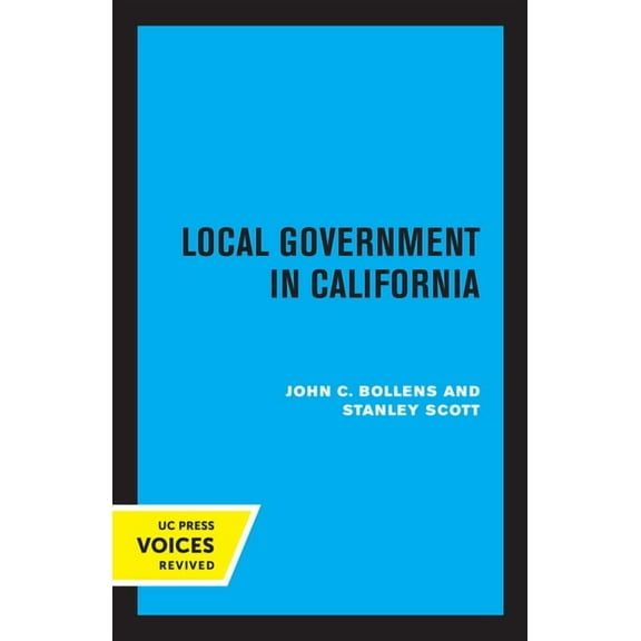 Local Government in California, (Paperback)