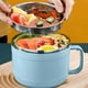 thumbnail image 4 of Caja bento de acero inoxidable | Contenedor hermético para ensaladas y comidas preparadas | Recipiente reutilizable con tapa de seguridad | Apto para lavavajillas | Colores azul, verde y rosa, 4 of 6