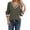 Army Green, variant on TIANZEN Plus Size Casual Tunic Top Long Sleeve Solid Color Contrast Trim Blouse For Fall Winter Seasons Comfortable Flowy Loose Fit Shirt With Fashionable Collar Design Top for Women Summer