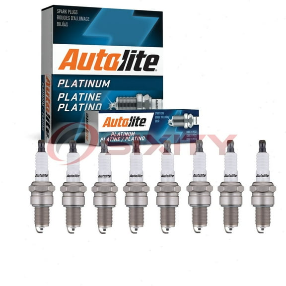8 pc Autolite AP63 Platinum Spark Plugs for 1034 300 3043 4 4103 AG12 Ignition Wire Secondary Fits select: 1986-1989 NISSAN D21, 1985-1986 NISSAN 720