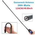 thumbnail image 4 of Antena Plegable de Cuello de Cisne AR-152G de 48,8 Pulgadas SMA-Macho VHF UHF 144/430Mhz para, 4 of 5