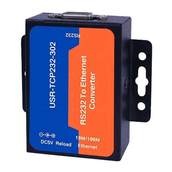 -TCP232-302 RS232 to Ethernet Converter Support DHCP/DNS