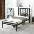 thumbnail image 2 of Costway Twin Size Platform Bed with Headboard 11.5" Under Bed Storage Easy Assembly, 2 of 10