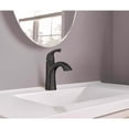thumbnail image 2 of Moen Lindor Matte Black Bathroom Faucet 4 in., 2 of 5