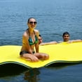 thumbnail image 6 of Costway 3 Layer Floating Water Pad Foam Mat Water Recreation Relaxing Tear-resistant 9' x 6' Yellow, 6 of 12