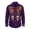 Purple, variant on Mens T Shirts Men Day Of The Dead Shirt Long Sleeve Halloween Mexican Floral Button Down Casual Party Top for Guys