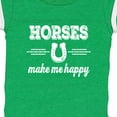 thumbnail image 4 of Inktastic Horses Make Me Happy Boys or Girls Baby Bodysuit, 4 of 5