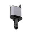 thumbnail image 3 of DQrwqpou Cargador Coche USB 4 en 1 Toma Corriente Telescópica 86W PD QC3.0 (2 Tipo C), 3 of 9