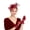 Burgundy, variant on SWSMCLT Women's 5 Pieces Tea Party Accessories Vintage Fascinators Hats Mesh Lace Elegant Gloves Acting Cocktail Feather Pearl Headband Rose One Size
